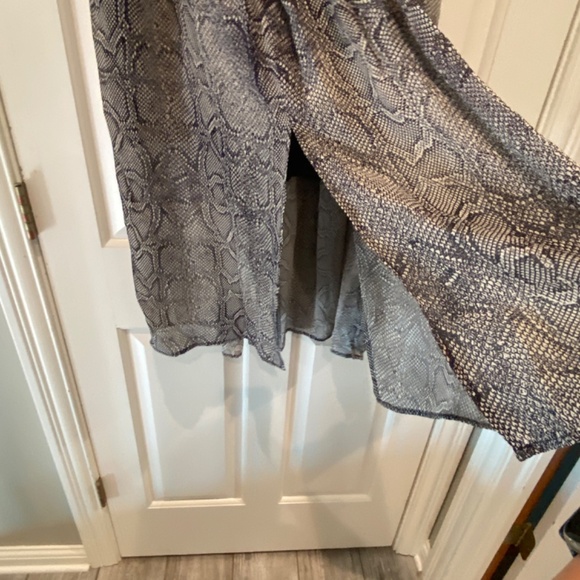 Anthropologie Maeve Annette Snake Print Midi Skirt, 16726 - Picture 6 of 16